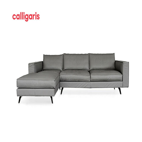 Sofa góc phải Square next hiện đại da D04