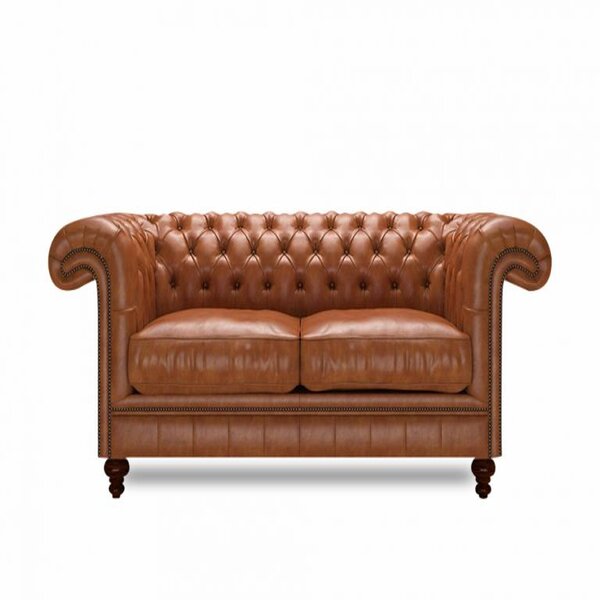 Sofa Maxine 3 chỗ hiện đại da English Saddle