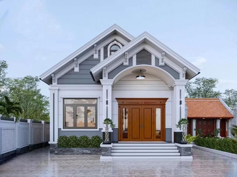 Mẫu nhà mái Thái hiện đại